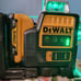 Dewalt DW089LG 3 Sides*360 Degree Vertical 12V Lithium Battery Laser Leveler