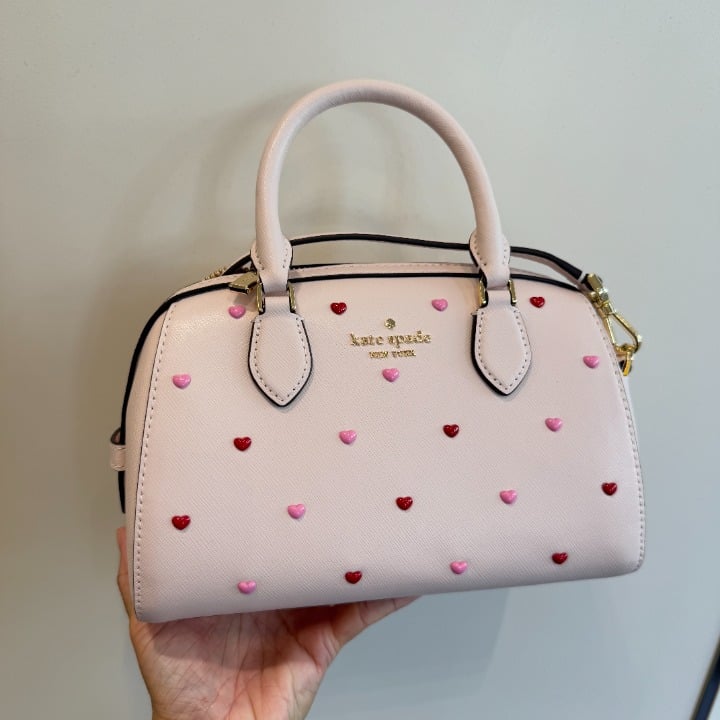 Kate Spade Madison Heart Studs Small Dolly Duffle KK211