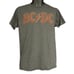 AC/DC AC/DC AC DC Red Yellow Gray Cutoff T-Shirt Men’s Small