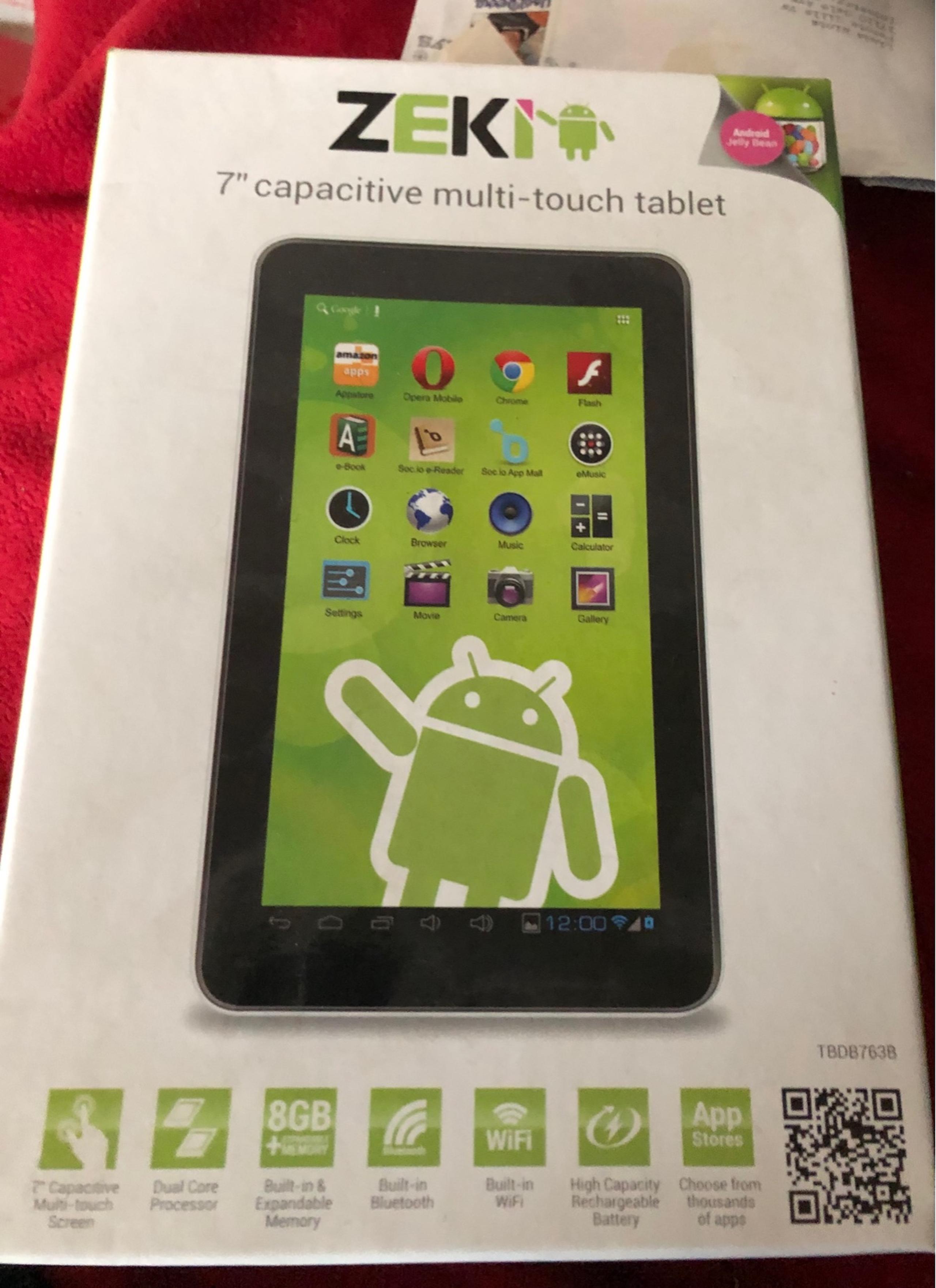 Zeki 7” multi touch tablet