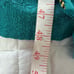 Vintage VICTORIAS SECRET Womens Robe Gold Label Teal Belted Gold Metallic Trim L