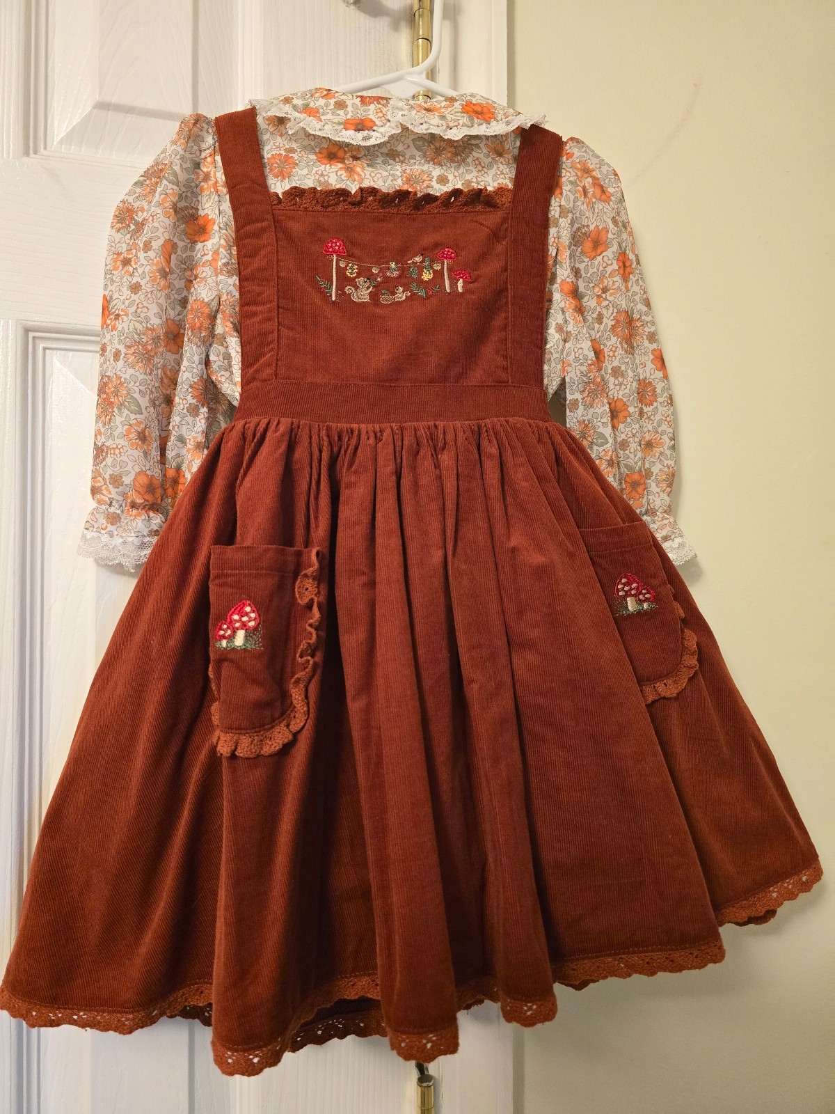 Pinafore and shirt