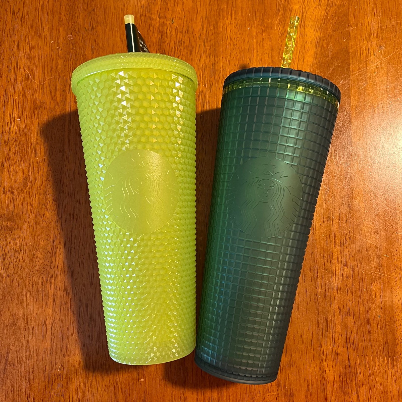 Starbucks Tumbler 2022 Green Glow In The Dark Bundle