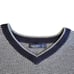 Nautica V-Neck Black/White Men's Medium Pullover Sweater