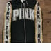 Victoria's Secret PINK Matching Set Outfit Gold & Silver Bling L