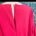 Eloquii 60’s 70’s Barbiecore Pink handkerchief bishop puff sleeve dress 28