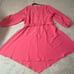 Eloquii 60’s 70’s Barbiecore Pink handkerchief bishop puff sleeve dress 28