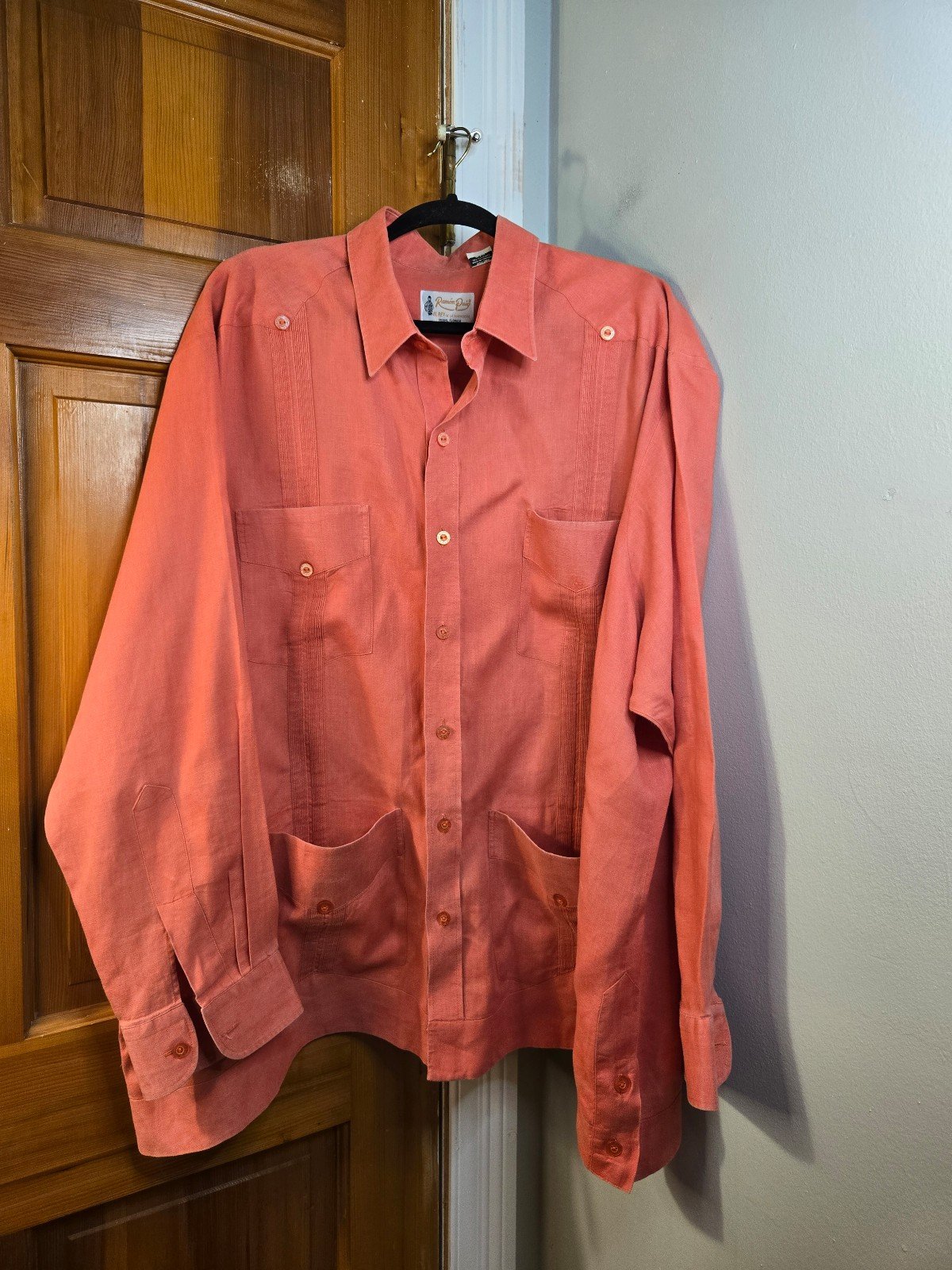 Ramon Puig El Rey De La Guayabera Cuban Formal Shirt