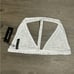 NWT Dolls Kill / Club Exx White Rhinestone Triangle Bra Top Size XXL