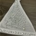 NWT Dolls Kill / Club Exx White Rhinestone Triangle Bra Top Size XXL