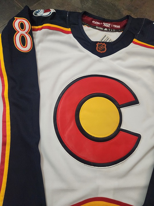 Cale Makar Colorado Avalanche Retro Reverse Jersey hotsell #8, 2022-2023 Large - 50