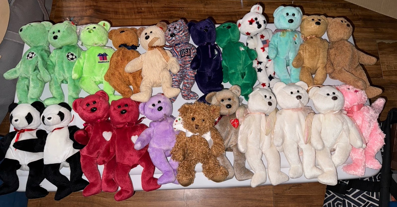 Ty Beanie Babies bundle of bears and other beanie babies 38 total