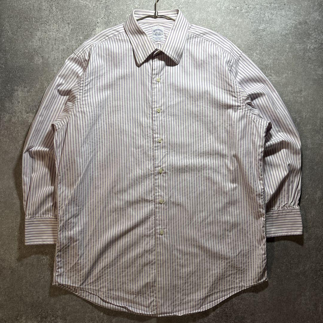 Brooks Brothers USA Made Long Sleeve Oxford Stripe Shirt