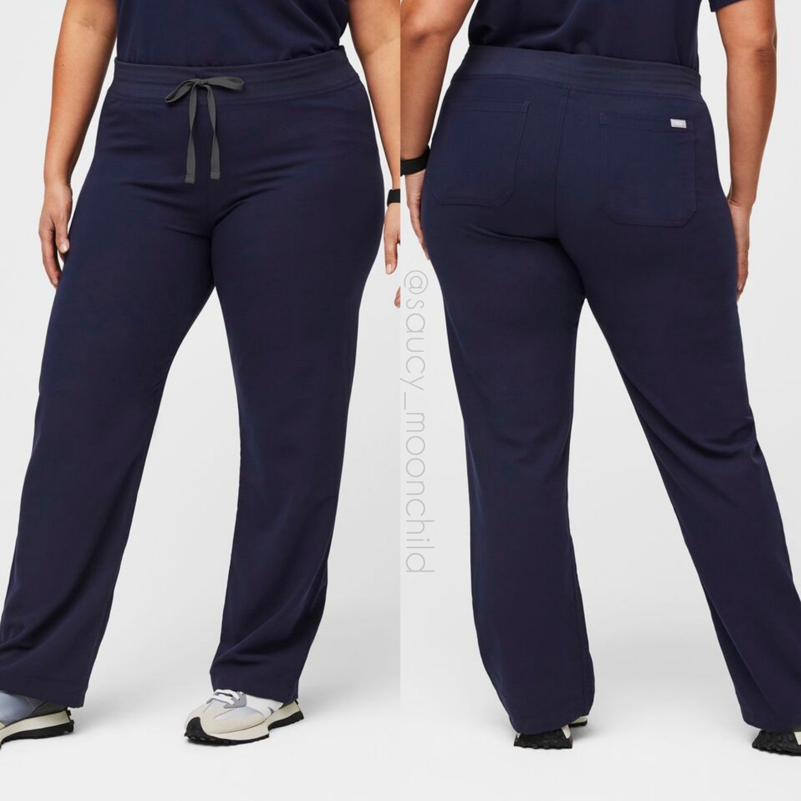 Figs • Livingston Navy Blue Scrub Pants Technical Gear XL Nurse Scrubs