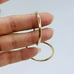 Real 10k Gold Hoop Earrings 40mm
