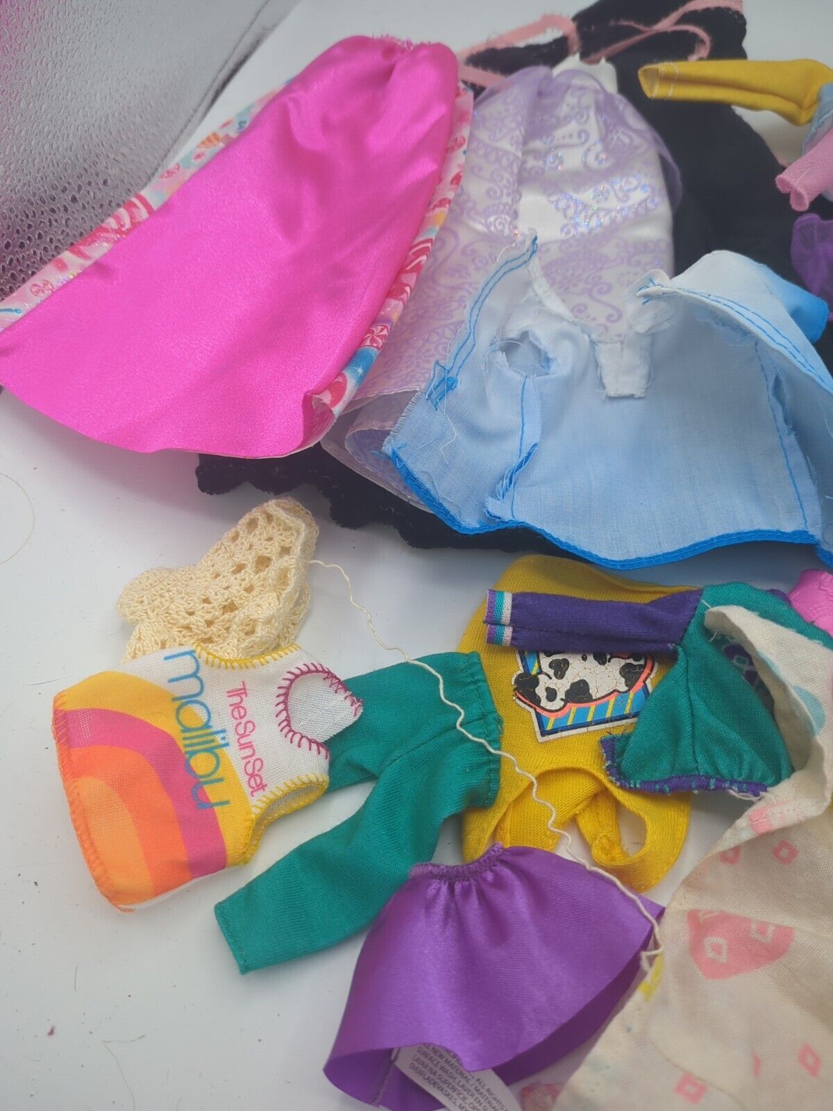 Lot Of Barbie And Friends Clothes Dress Shirt Pants Skirt Outfits Jacket Swim