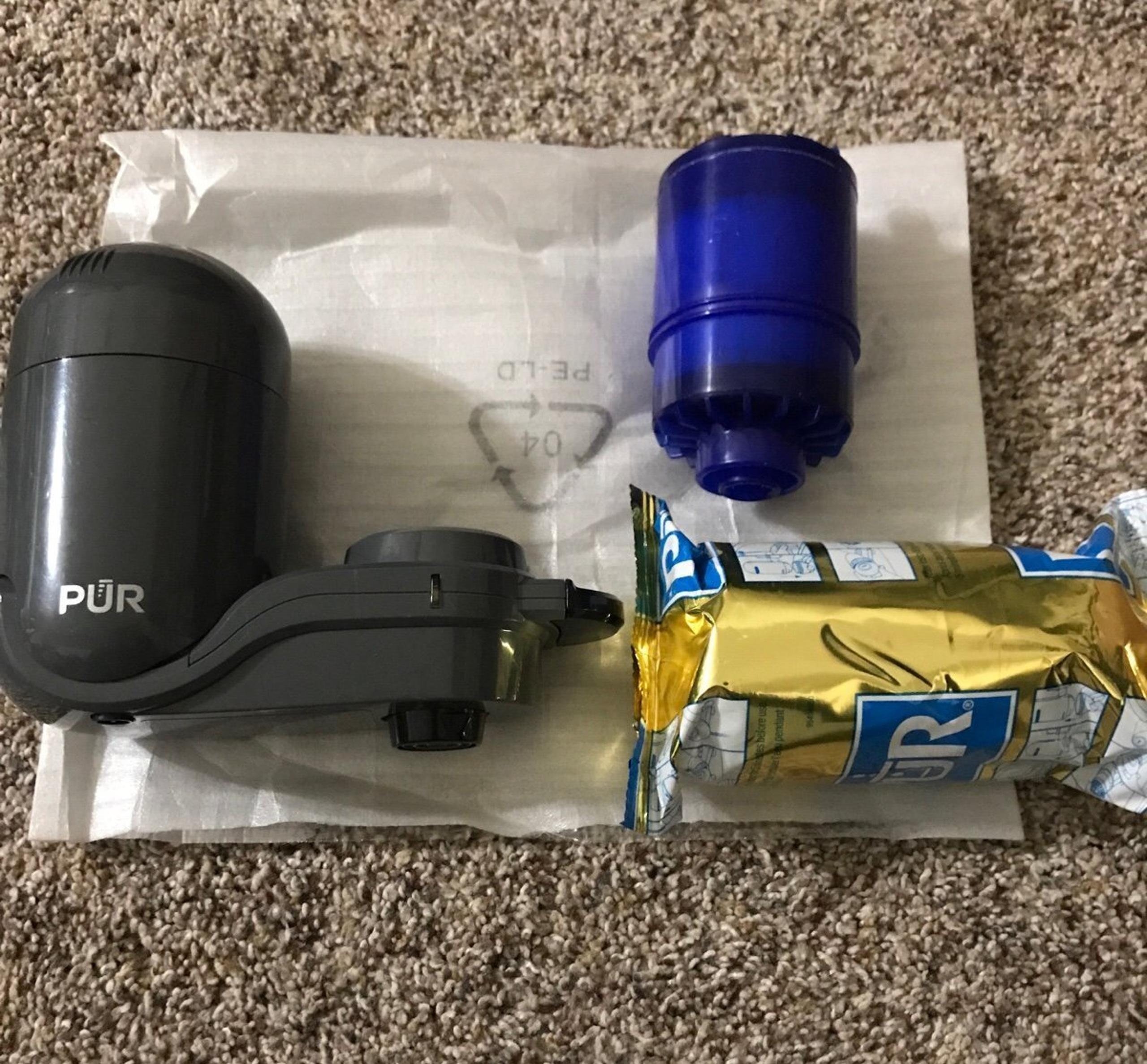 water filter system PUR faucet mount & 2 filter open box NEW gym girls kitchen