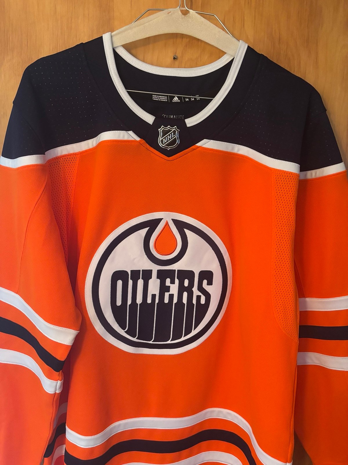 Edmonton Oilers Alternate Orange Jersey - Size 54