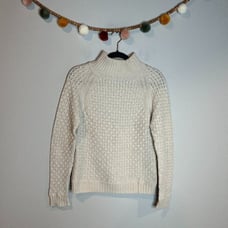 Weekend Max Mara cream wool knit sweater