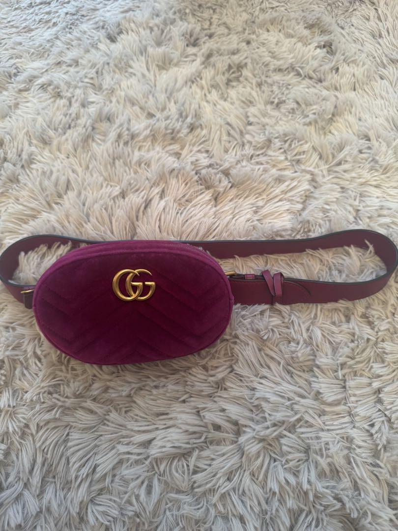 Gucci Purple Velvet Bag