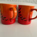 Halloween Set of 2 Le creuset Bat mugs