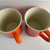 Halloween Set of 2 Le creuset Bat mugs