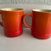 Halloween Set of 2 Le creuset Bat mugs