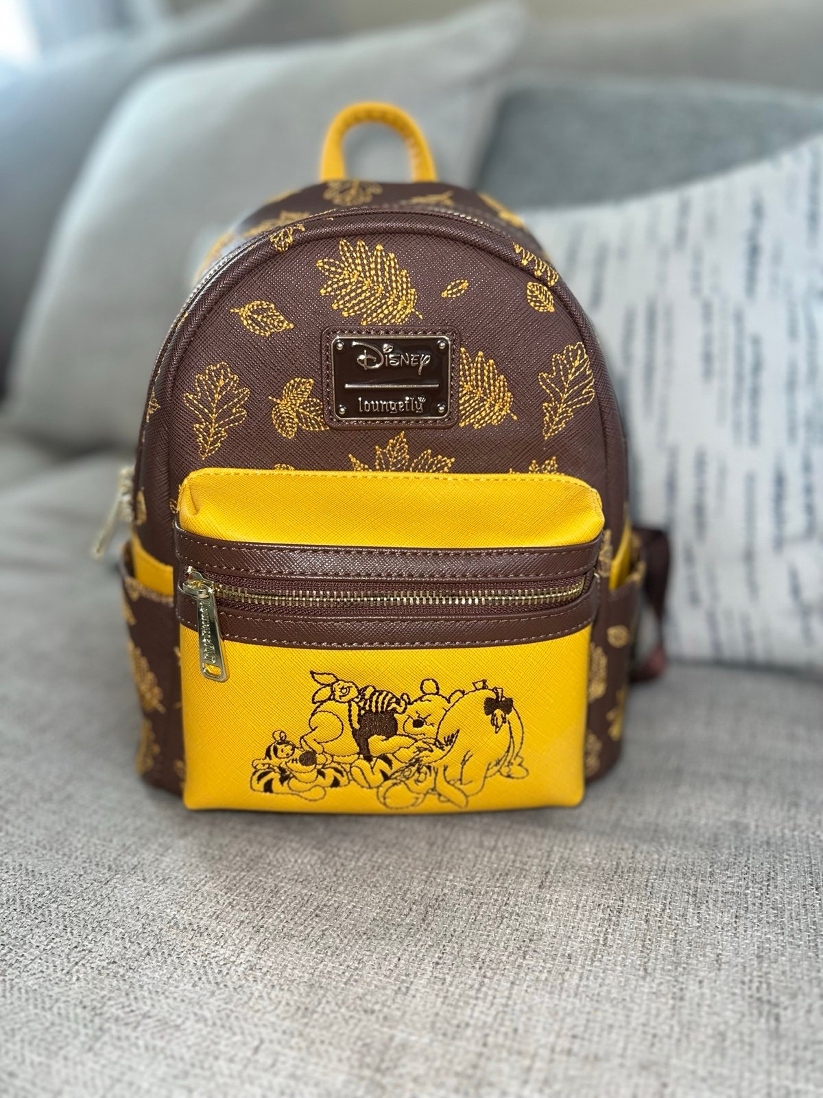 Damaged Disney Autumn Pooh Loungefly