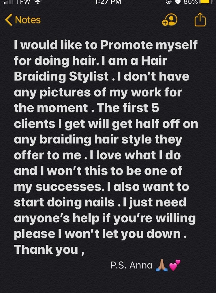 braiding hair