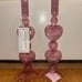 cupcakes and cashmere Pink Valentine’s Heart Candle Holder Set of 2
