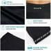 NWT Baleaf Padded Black Stretch Biking Leggings Size Large