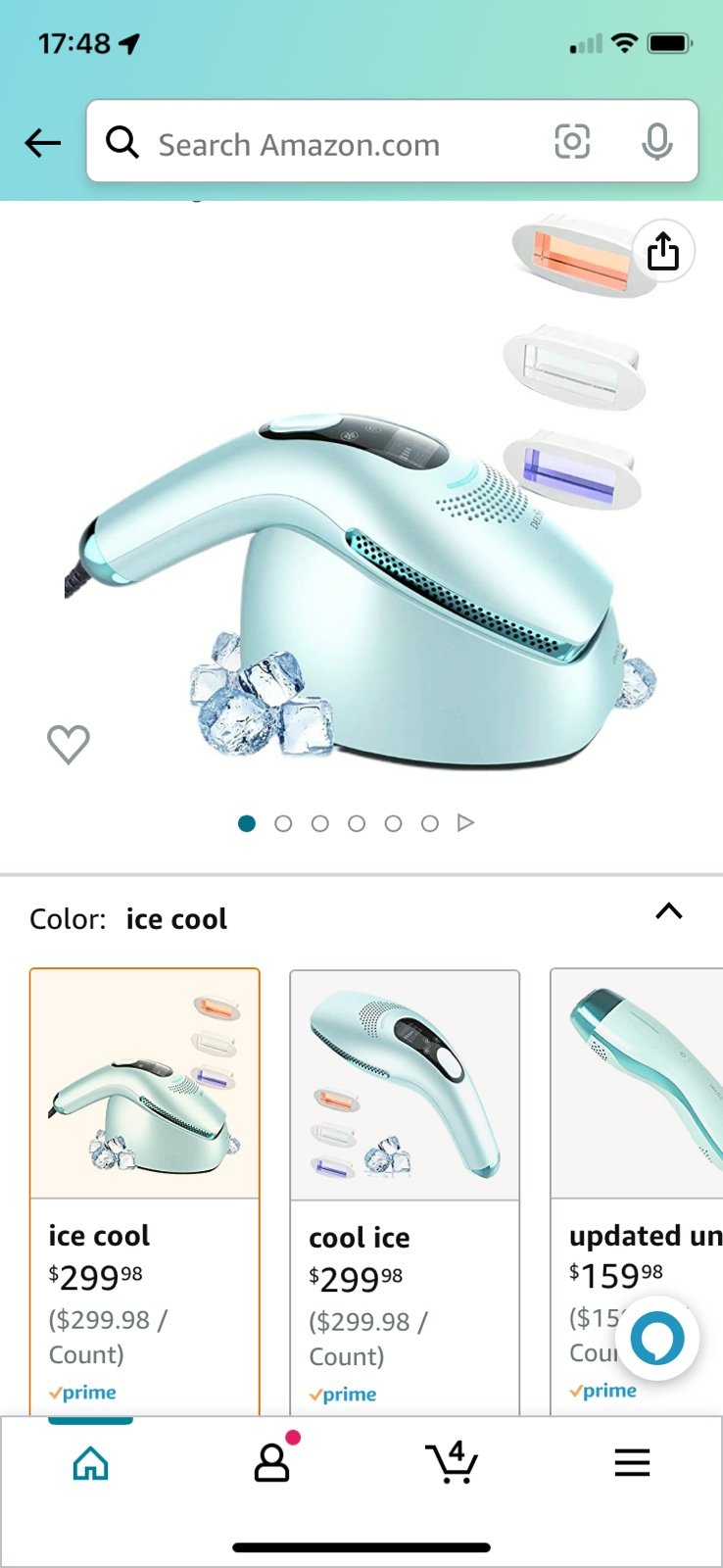 NWOT DEESS Hair Removal Device Permanent, GP590 3-in-1 Unlimited Flashes at-Home