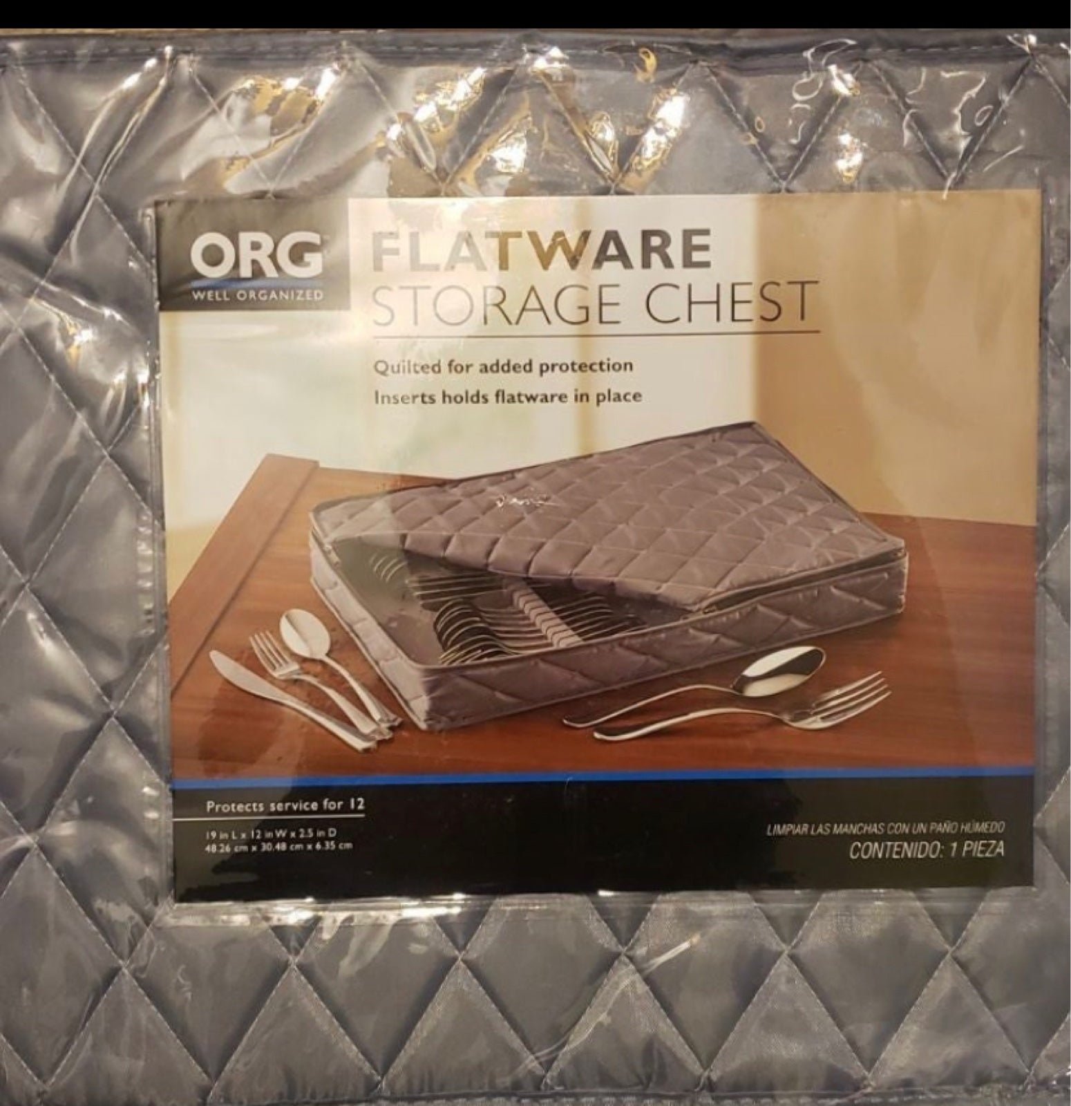 .ORG Flatware Case in Grey