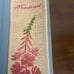 Vintage mail a marker bookmark marcy prints fireweed floral postcards