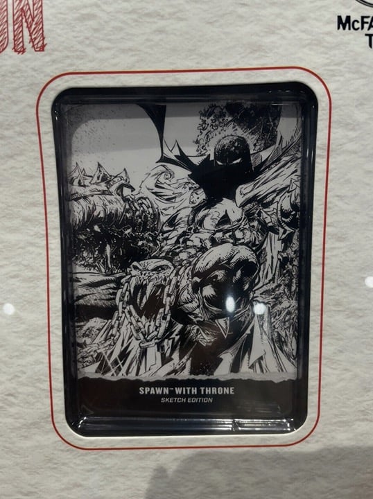 SDCC 2023 San Diego Comic Con Spawn Throne Sketch Gold Label Figure Art Todd Mcf