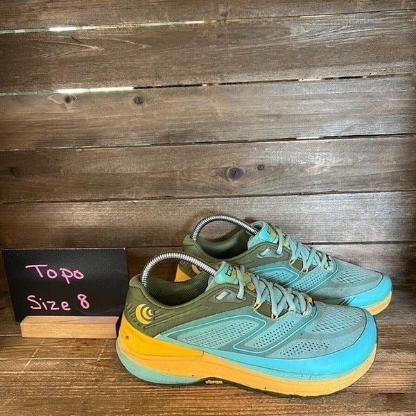 Womens Topo Ultraventure 2 Blue Athletic Trail Running Shoes Sneakers Size 8 M