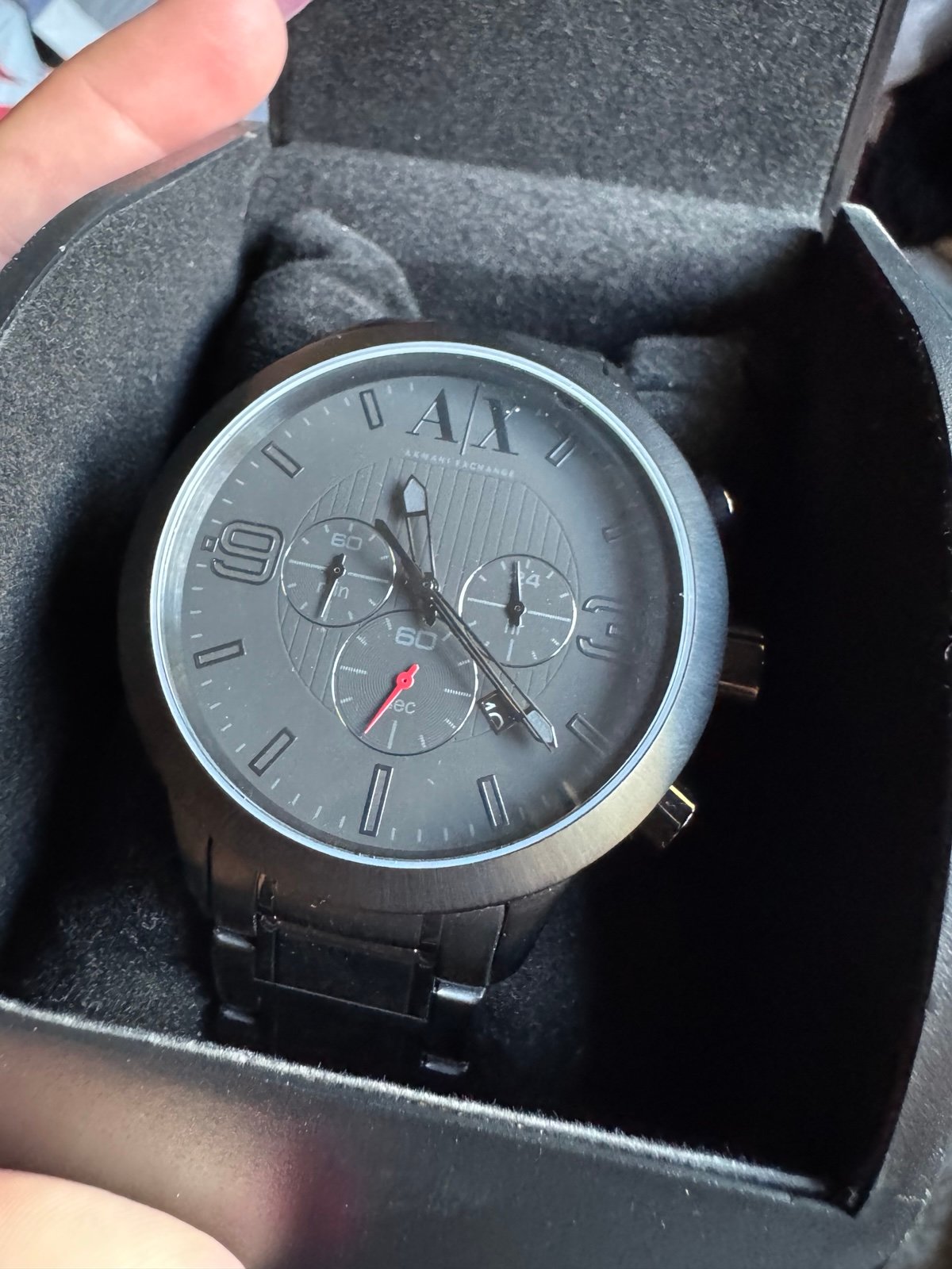 A|X Armani Exchange Chronograph Watch for Men with Stainless Steel