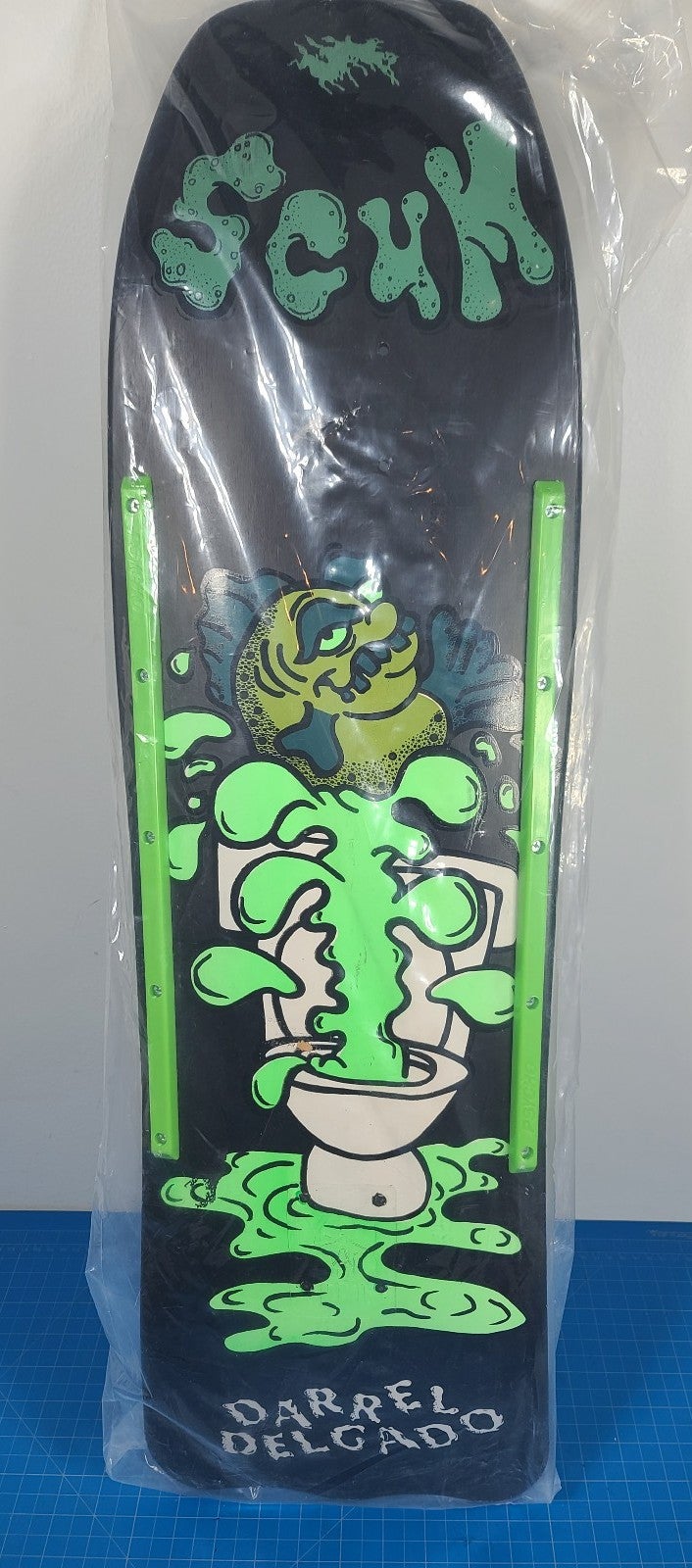 Rare Scum Skates Darrel Delgado Skateboard Skate Deck