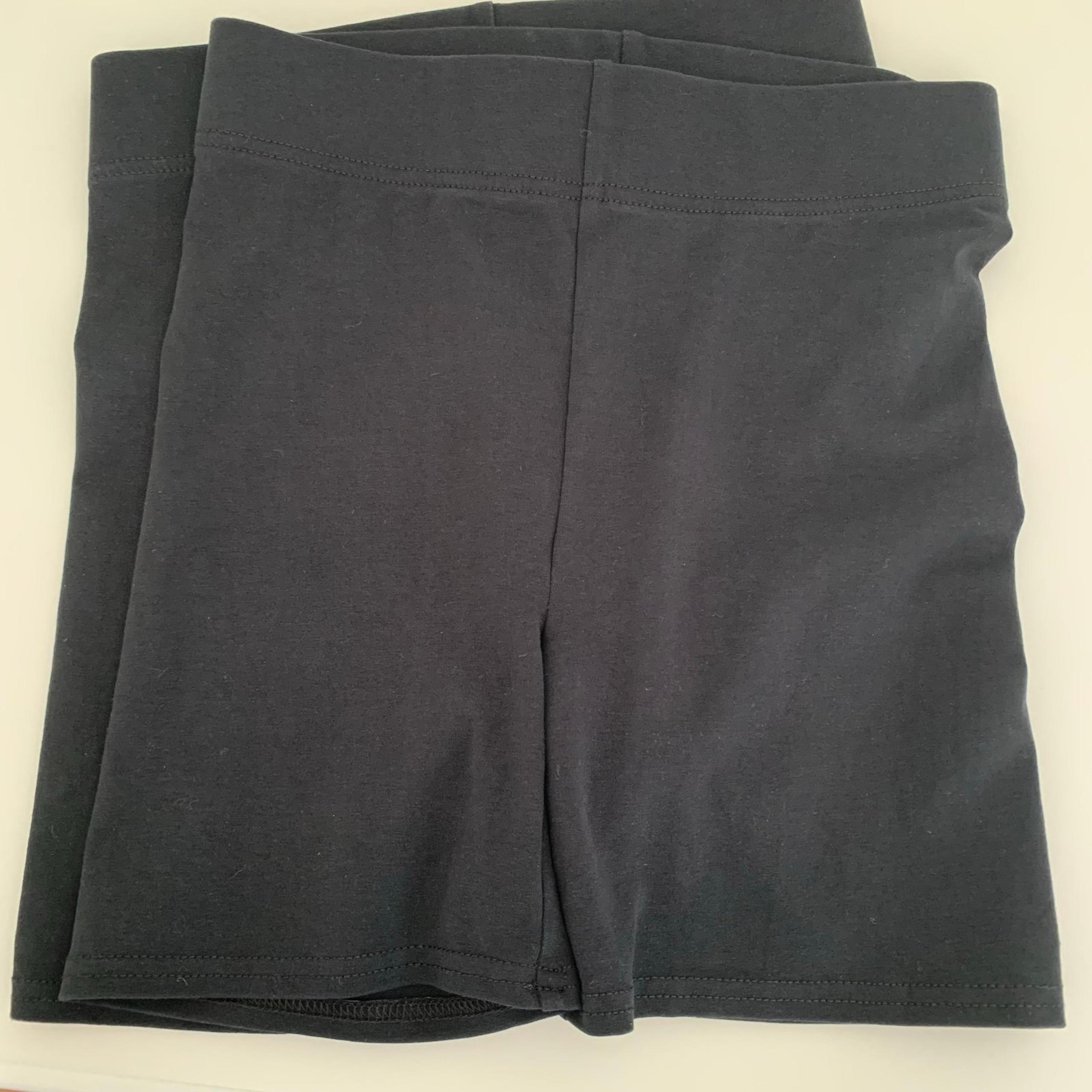 Two pairs of XS Madewell Knit High-Rise 5" Biker Shorts