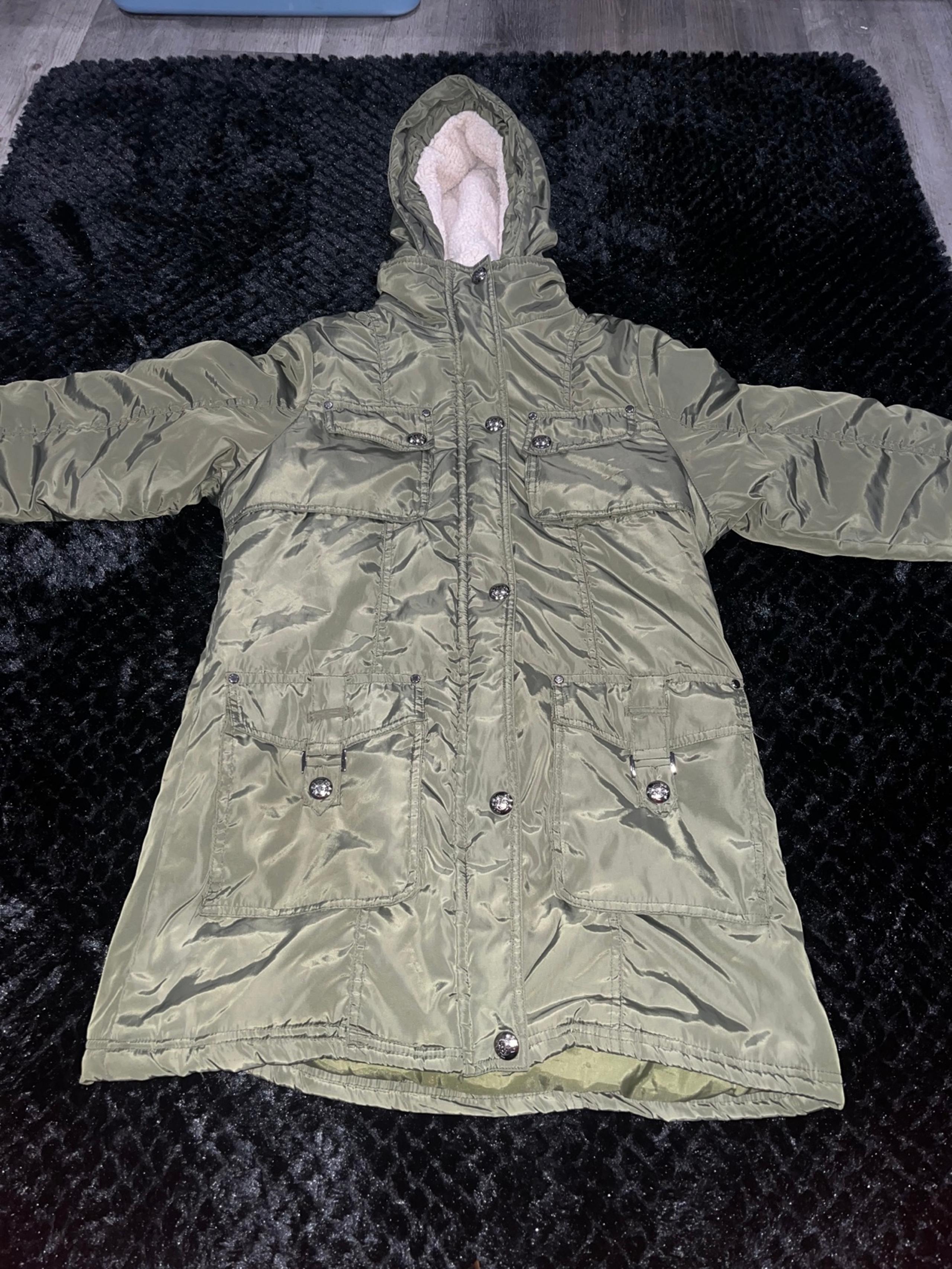 green Madden Girl puffer winter coat size medium