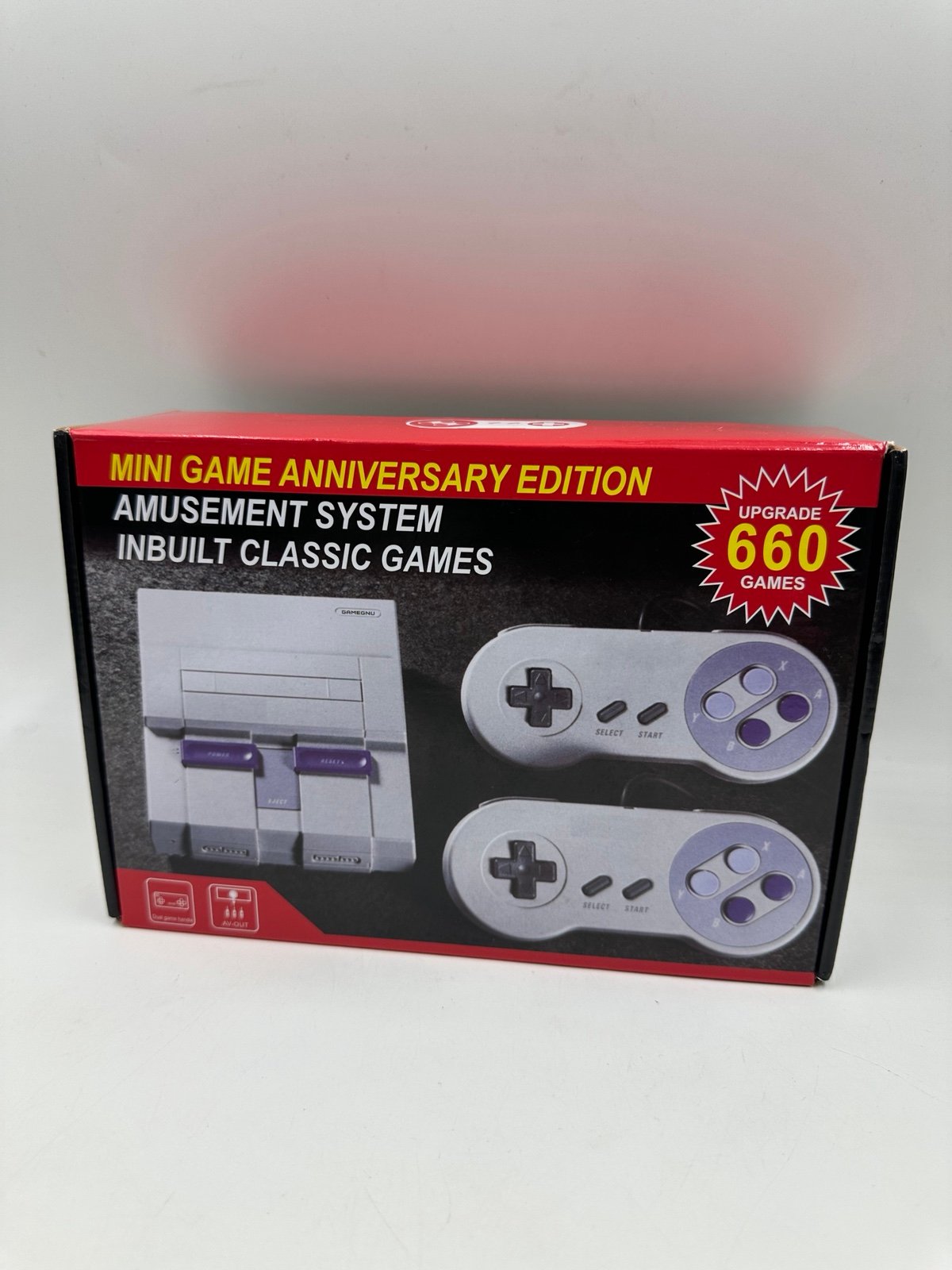 CLASSIC TV GAME CONSOLE. 660 Games. Mini Game Anniversary Edition