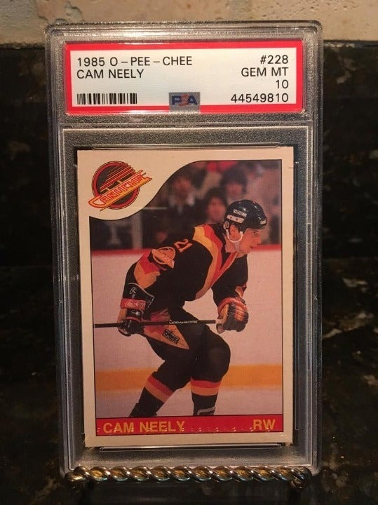 1985 OPC Cam Neely Gem Mint PSA 10