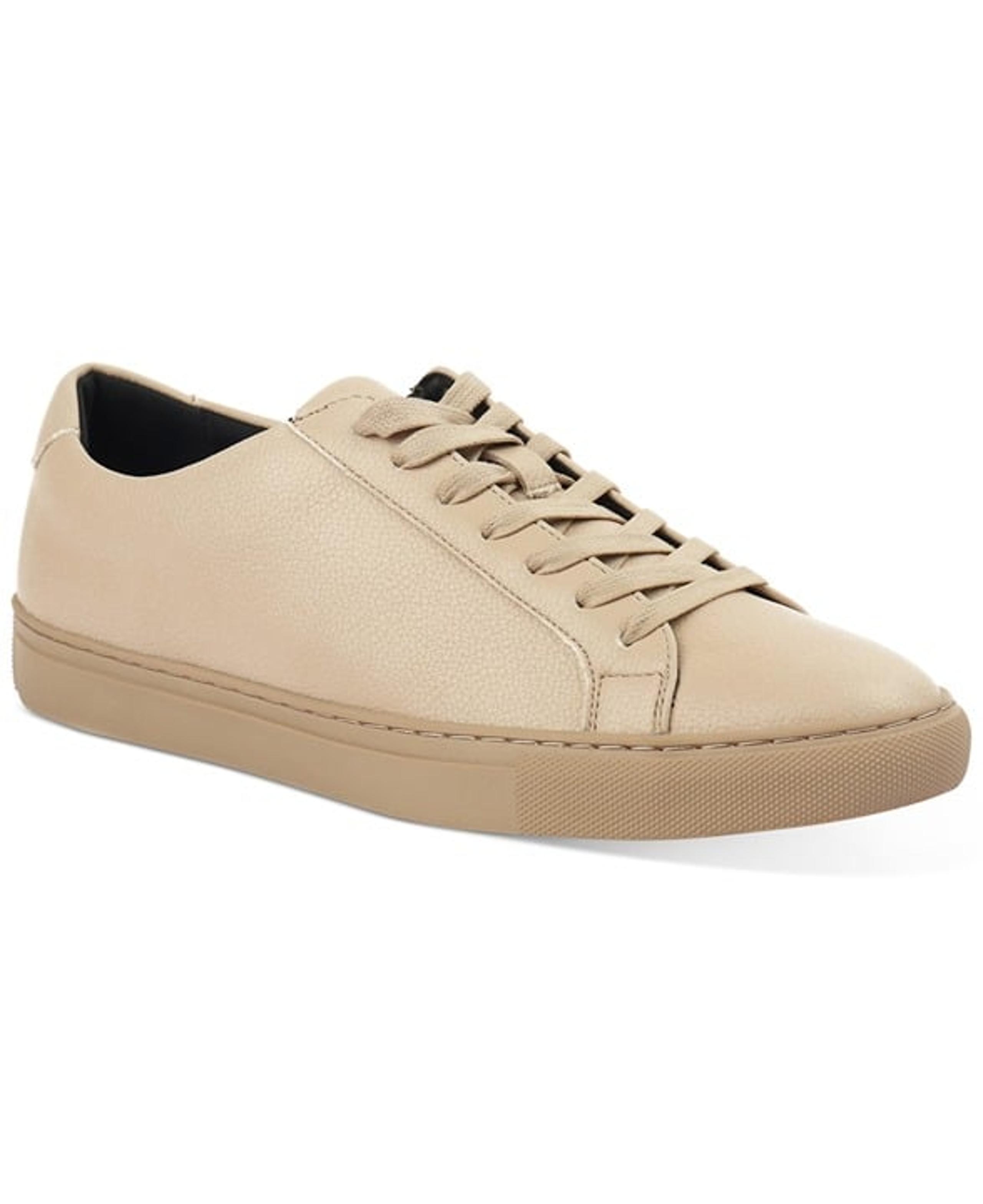 Alfani Men's Grayson Tumbled Sneaker Beige/Khaki NIB