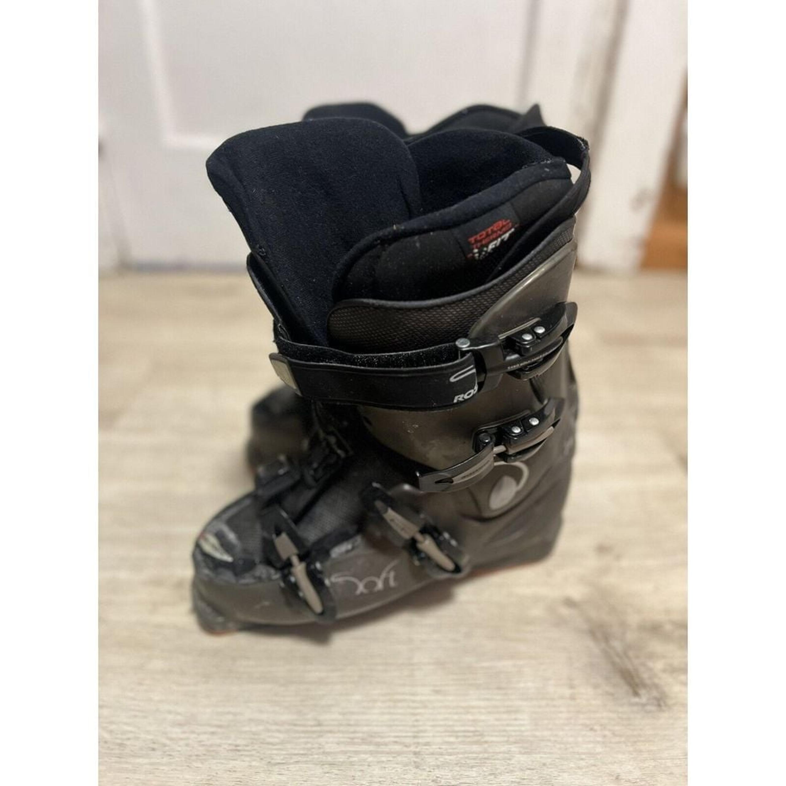 Rossigonal Total Thermo Fit Soft Gray Ski Boots Size 26.5 Winter