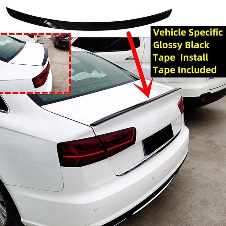 2012-2017 AUDI A6 Rear Spoiler PG A3 Style Gloss Black Wing Brand New