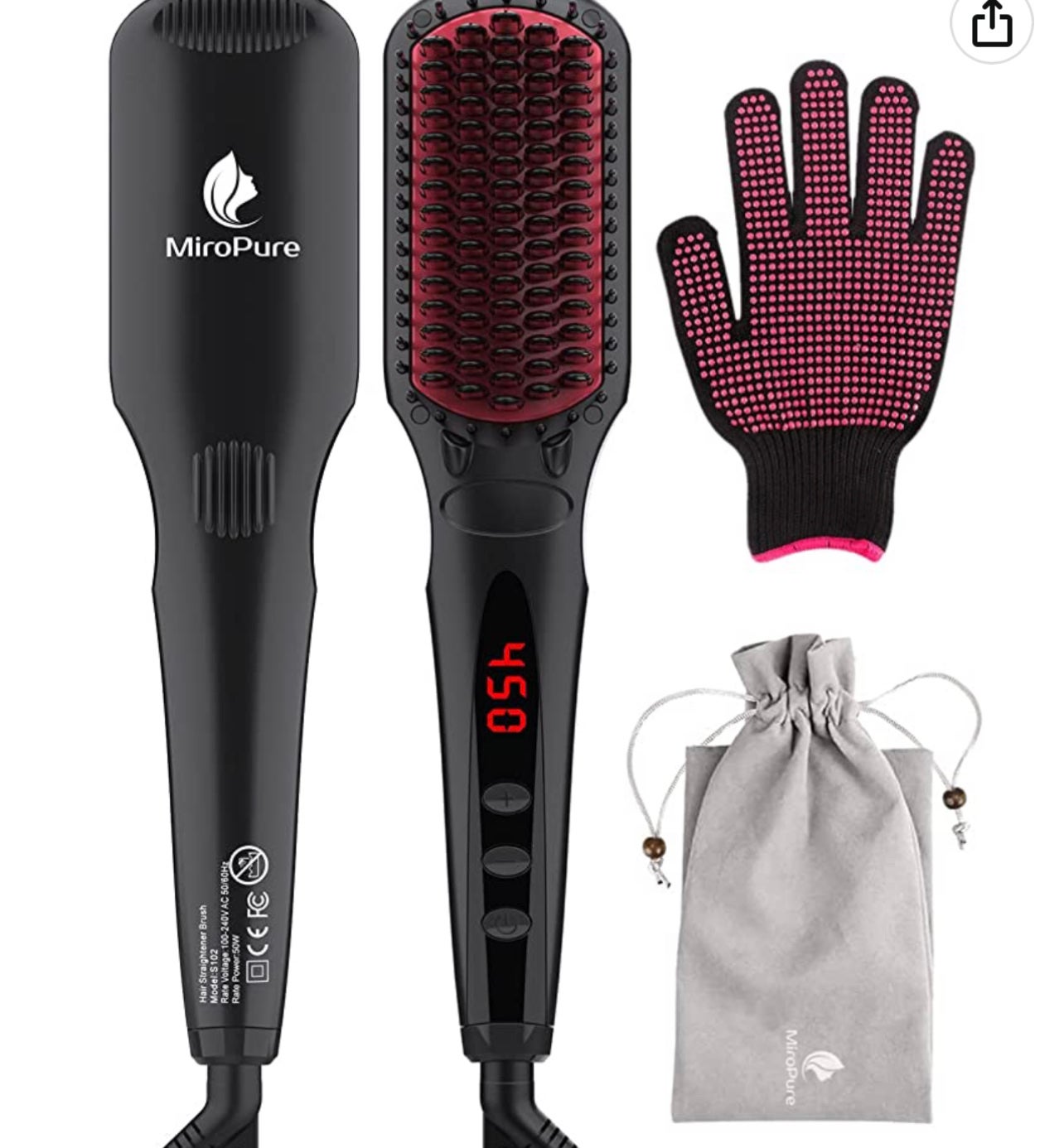 NEW micropure straightening brush