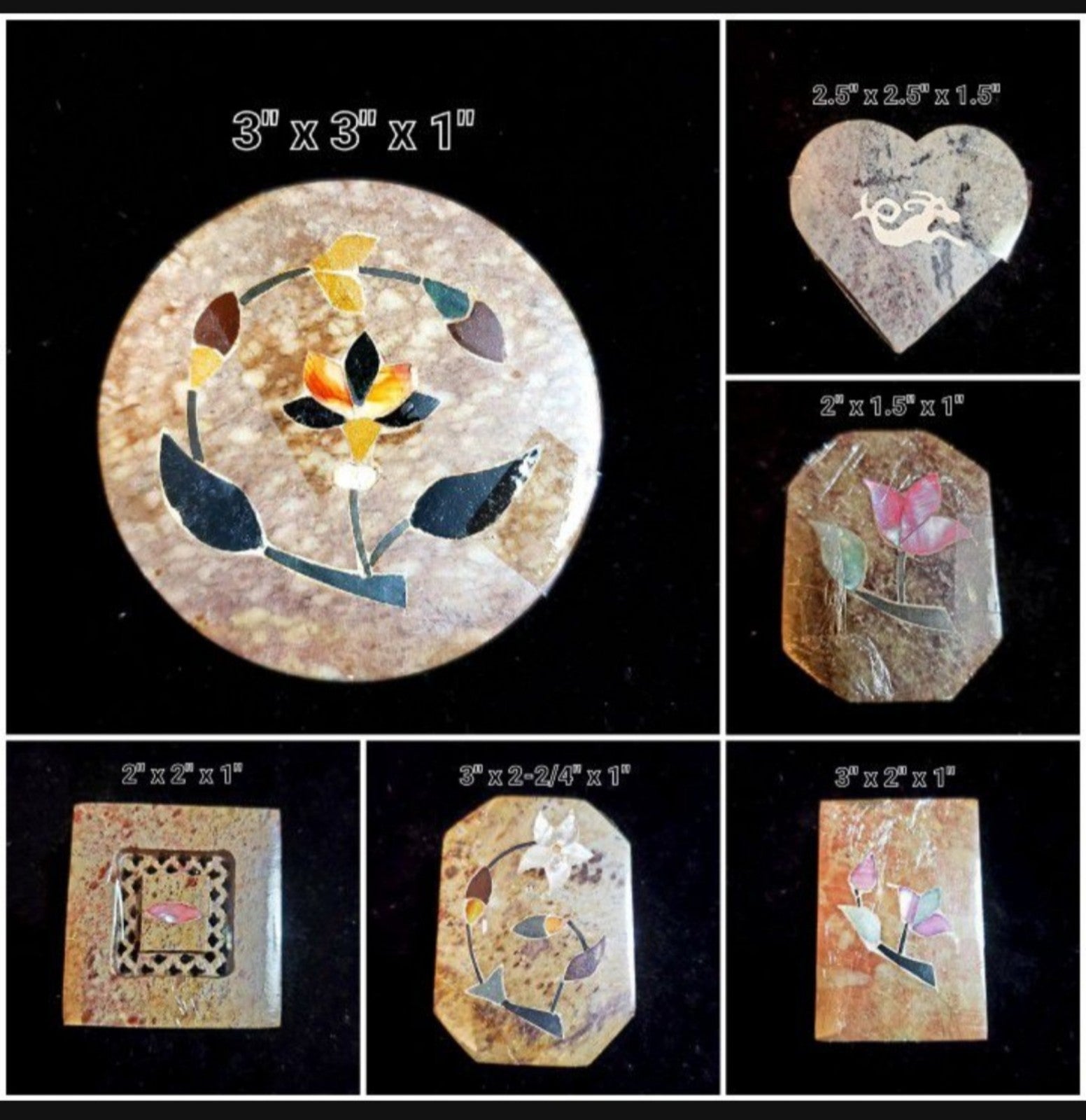 Gifts? 6 Cute Soapstones Jewelry Boxes
