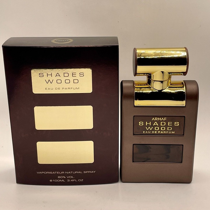 SHADES WOOD By Armaf Eau De Parfum 3.4 oz /100 ml - NEW IN BOX