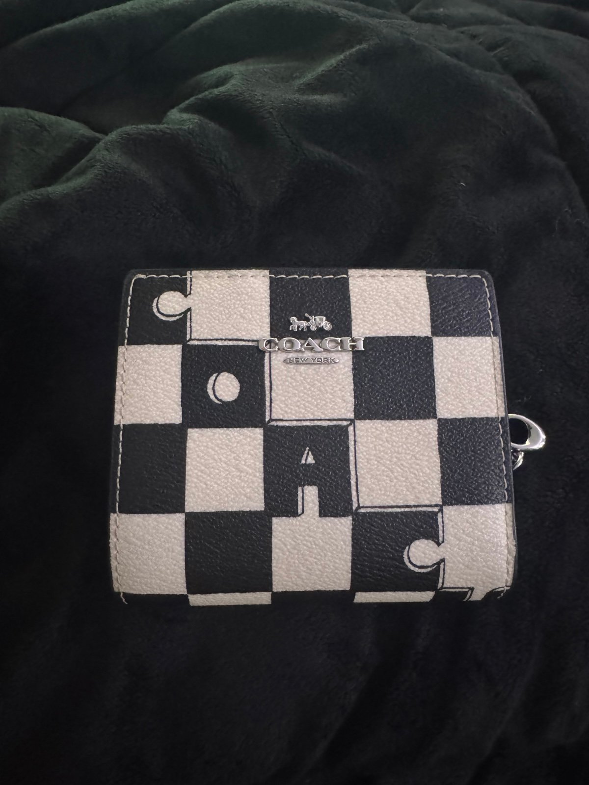 Coach checkered wallet