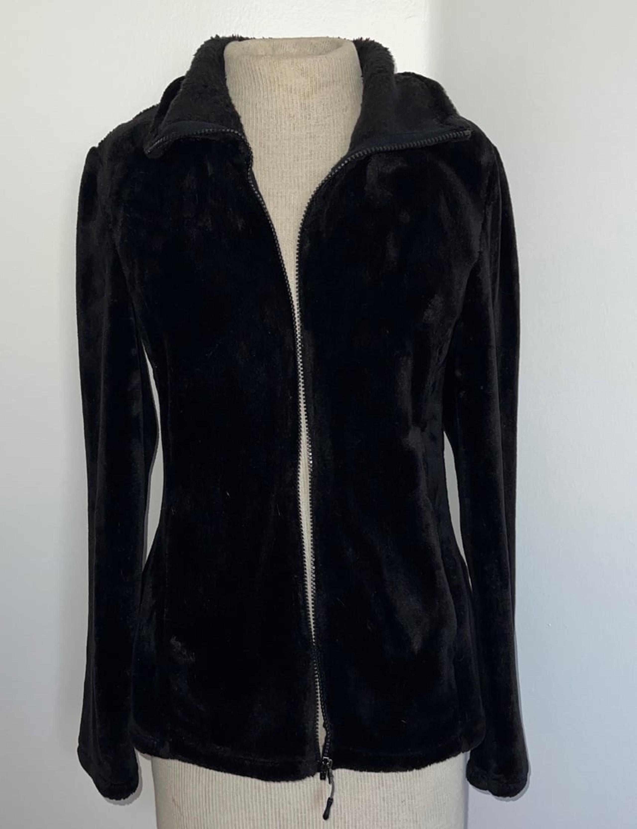 Fuzzy black jacket